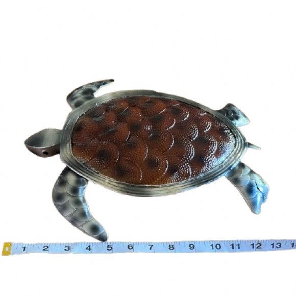 Decorative Turtle Metal Wall Sign - Picture 1 of 4